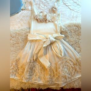 Vintage A&F Rosette Tank/Skirt